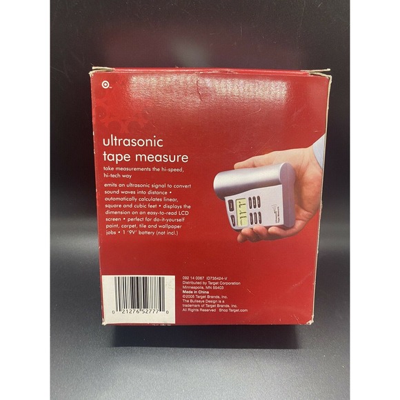 Perfect Solutions Ultrasonic 50 ft Tape Measure Battery Operated Easy Measuring - Picture 8 of 11